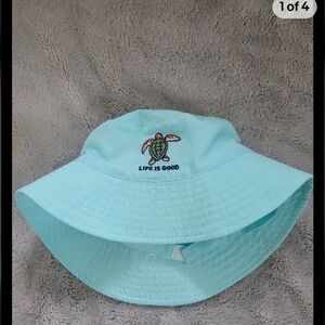 Life is Good Kids' Blue Bucket Hat